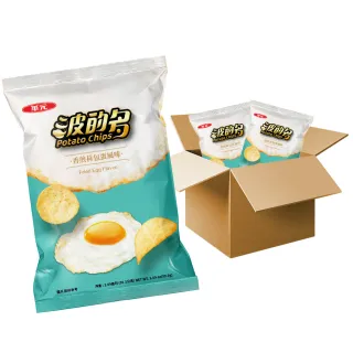 【華元】波的多洋芋片香煎荷包蛋風味59.5gX10入/箱(神還原荷包蛋風味)