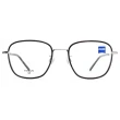 【ZEISS 蔡司】方框光學眼鏡(琥珀 銀#ZS22112LB 239)
