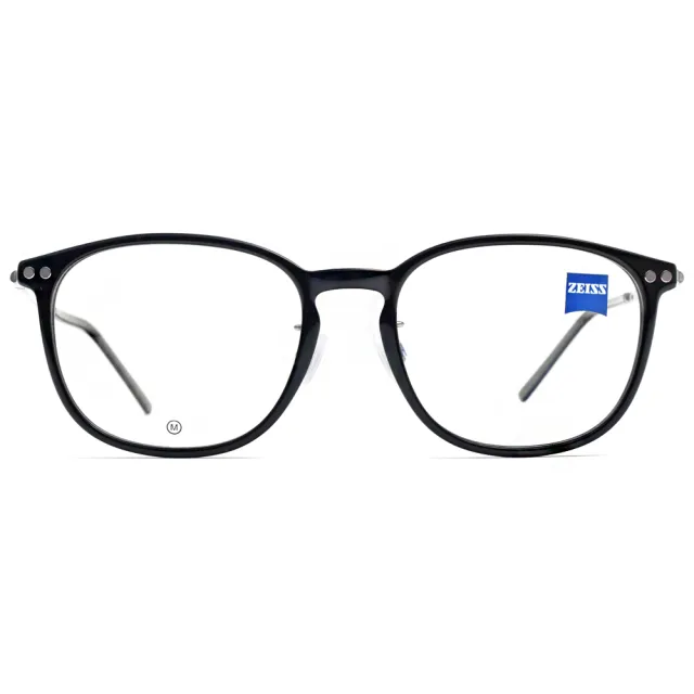 【ZEISS 蔡司】橢方框光學眼鏡(黑 槍#ZS22704LB 001)