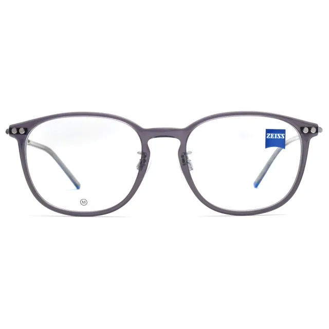 【ZEISS 蔡司】橢方框光學眼鏡(透深灰 槍#ZS22704LB 020)