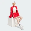 【adidas 愛迪達】ADICOLOR FIREBIRD 運動短褲(IP2957 女款 運動短褲 ORIGINALS 紅)