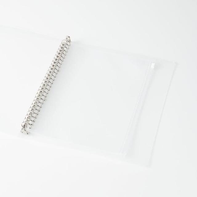 【MUJI 無印良品】EVA收納袋.附拉鍊/A4活頁夾用 30孔