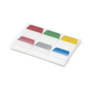 【MUJI 無印良品】便利貼/索引.厚型/25×25 5色.6入.各10張