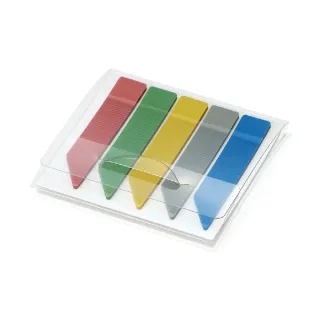 【MUJI 無印良品】便利貼/箭號指示/43×8 5色.各20張