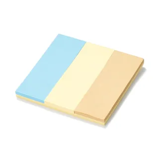 【MUJI 無印良品】便利貼/兩種尺寸綜合/75×75&75×25.各30張