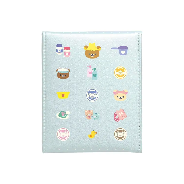 【San-X】拉拉熊 懶懶熊 貓咪澡堂系列 摺疊立鏡 鏡子 一起泡湯吧(Rilakkuma)