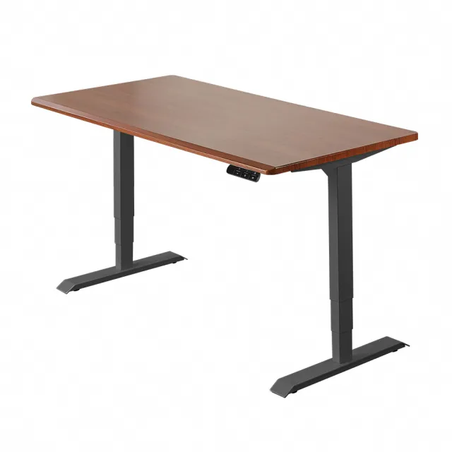 【FUNTE】三節式電動升降桌 150x80cm 四方桌板 八色可選(辦公桌 電腦桌)