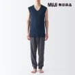 【MUJI 無印良品】男涼爽柔滑V領無袖T恤(共5色)