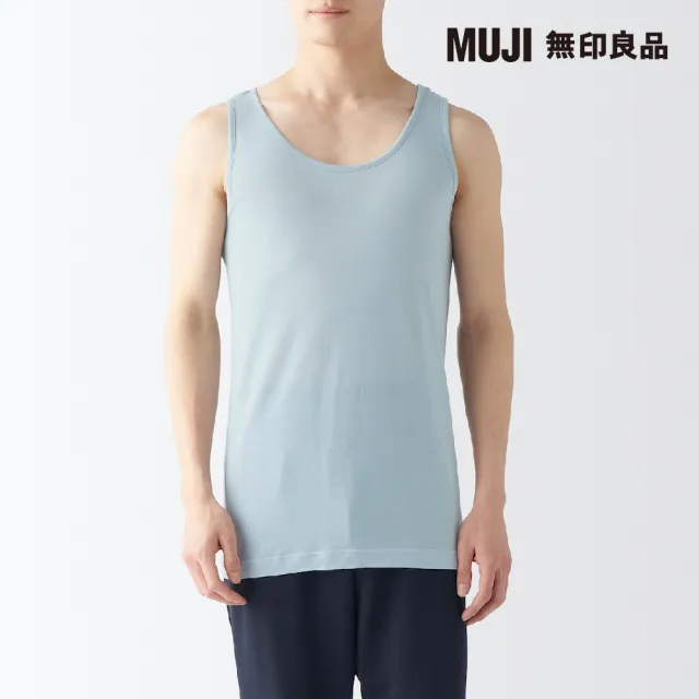 【MUJI 無印良品】男涼爽柔滑坦克背心(共5色)