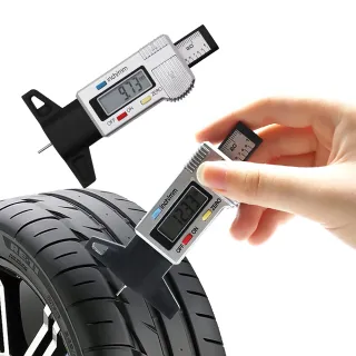 【安全駕駛】數顯電子輪胎胎紋深度儀(深度尺 輪胎檢測器 胎壓測量 游標卡尺 胎紋儀 胎紋深度計 五金)
