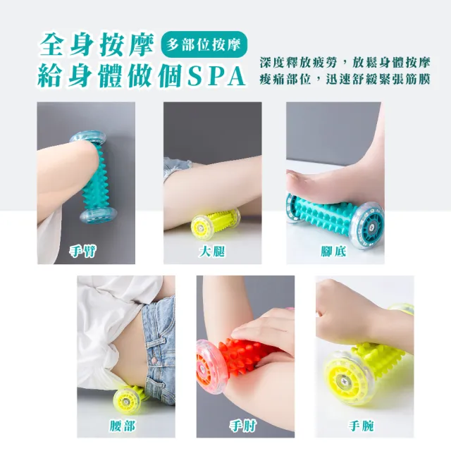 【居家紓壓】瑜珈足底按摩滾輪(SPA 肌肉放鬆 筋膜球 手部 腳底 背部 頸椎 穴位穴道 瑜珈球  健身滾筒)