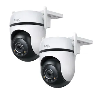 (兩入組)【TP-Link】Tapo C520WS 真2K 400萬畫素AI旋轉戶外無線網路攝影機 IP CAM(全彩夜視/IP66防水/支援5