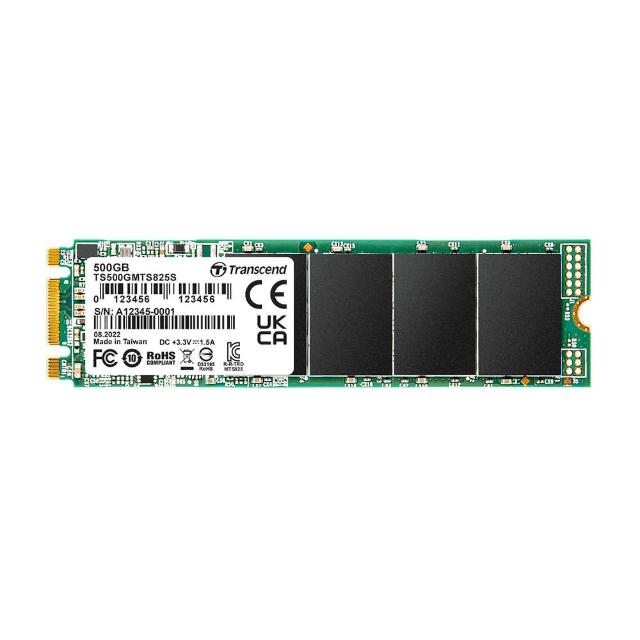 【Transcend 創見】MTS825S 500GB M.2 2280 SATA III SSD固態硬碟(TS500GMTS825S 新舊包裝隨機出貨)