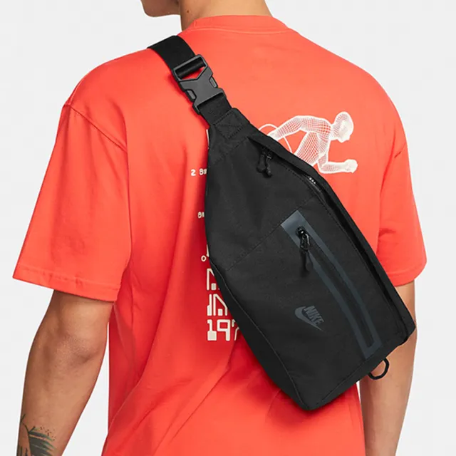 【NIKE 耐吉】側背包 斜背包 小包 運動包 NK ELMNTL PRM WAISTPACK 黑 DN2556-010(2027)