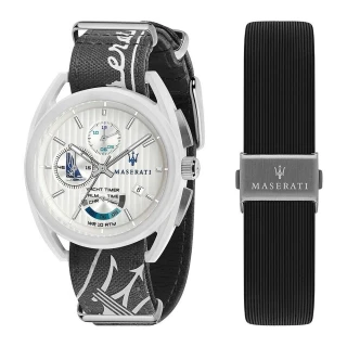 【MASERATI 瑪莎拉蒂】TRIMARANO 限量帆船競賽計時腕錶(R8851132002)