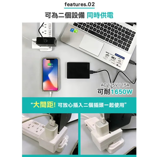 【NICELINK】旅行萬用轉接頭 全球通用型 US-400A WH(福利品)