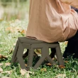 【樂嫚妮】軍風折疊凳 塑膠凳子 露營椅(穿鞋凳 浴室凳子 椅子 椅凳)