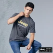 【JEEP】男裝 經典品牌LOGO短袖T恤(灰色)
