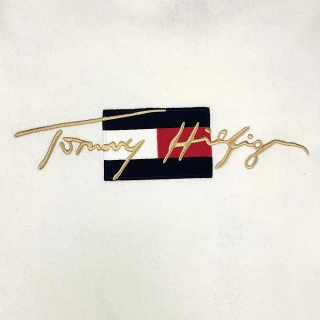【Tommy Hilfiger】大學T 刷毛 立體刺繡logo 湯米 長袖 長T 縮口  平輸品(長袖9687)