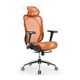 【i-Rocks】T05 人體工學電競椅-珊瑚橘 電腦椅 辦公椅 椅子