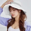 【極淨源】Light SPA美肌光波抗UV防曬三件組/扣扣帽.花朵帽.袖套.可拆式口罩(阻隔紫外線高達99%)