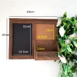 【聚優】小黑板(壁掛式 花架小黑板 掛牆 家用 多功能 電錶箱遮擋板 裝飾留言板)