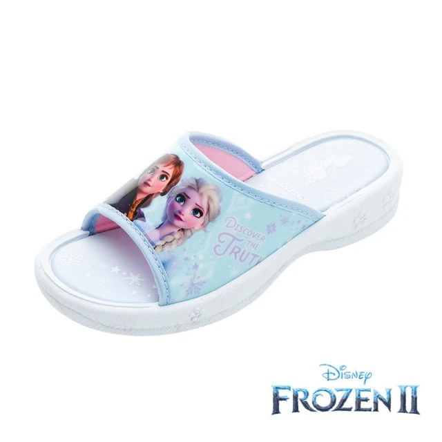 Disney 迪士尼 冰雪奇緣 童鞋 電燈運動鞋/絆帶設計 