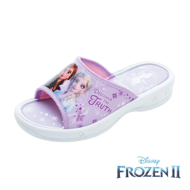Disney 迪士尼 冰雪奇緣 童鞋 PVC拖鞋/輕量 舒適 好穿 台灣製 紫(FNKS41007)