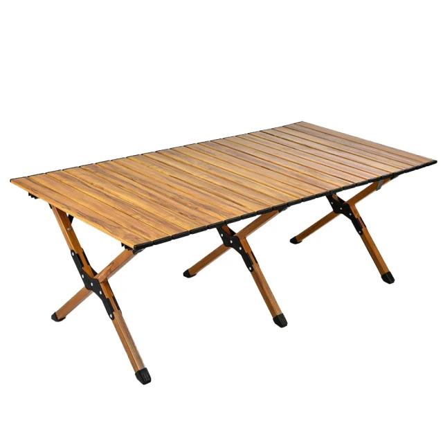 悠遊戶外 高碳鋼加厚折疊戶外露營桌 摺疊桌(中款 60*90