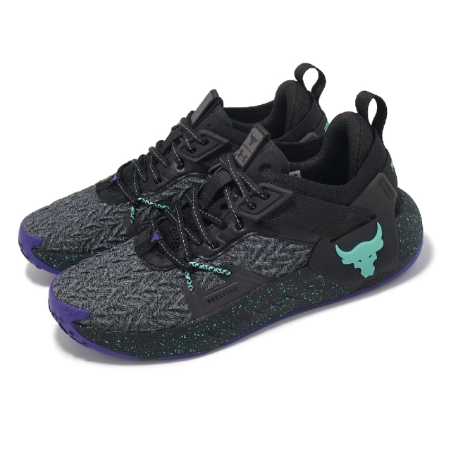 UNDER ARMOUR 訓練鞋 Project Rock 6 男鞋 黑 灰 夜訓計畫 巨石強森 多功能 運動鞋 UA(3026534002)