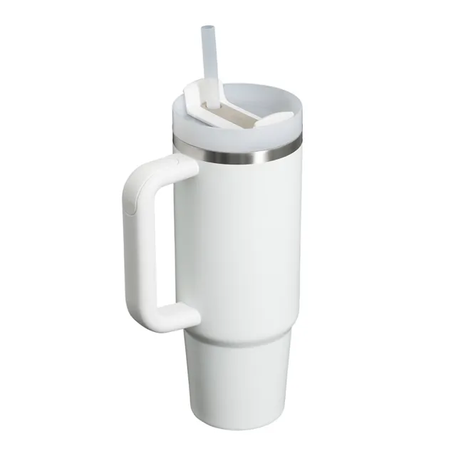 【Stanley】冒險系列 吸管隨手杯2.0 0.88L 冰雪白(10-10827-513)
