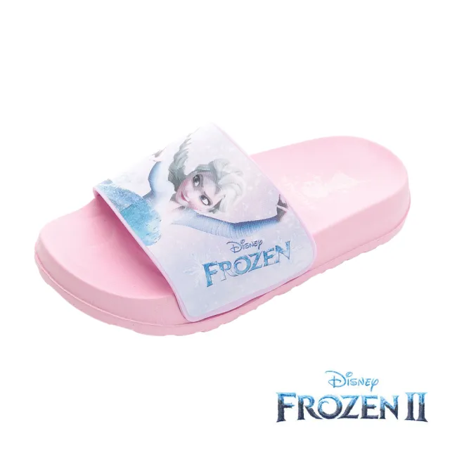 【Disney 迪士尼】冰雪奇緣2 童鞋 EVA拖鞋/輕量 舒適 好穿 台灣製 粉紅(FOKS41503)