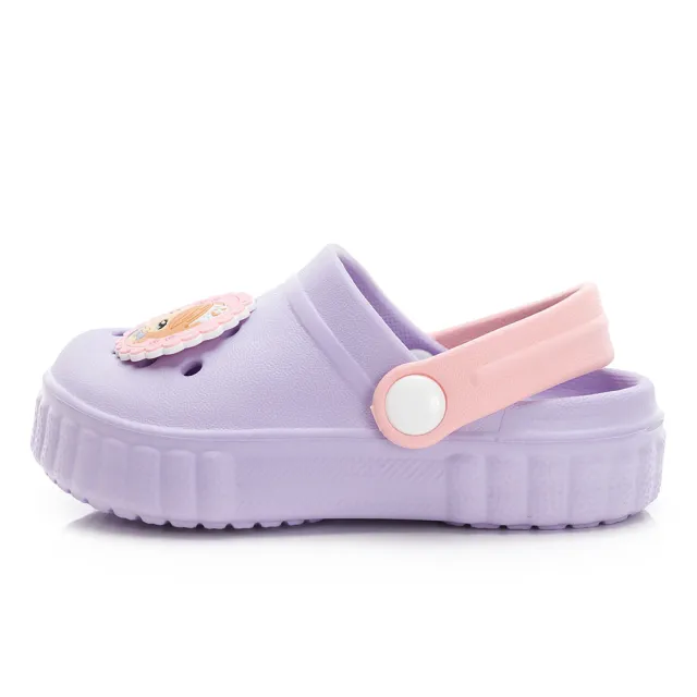【Disney 迪士尼】童鞋 小公主蘇菲亞 園丁鞋/輕量 水陸兩用 穿脫方便 台灣製 粉紫(SOKG39357)