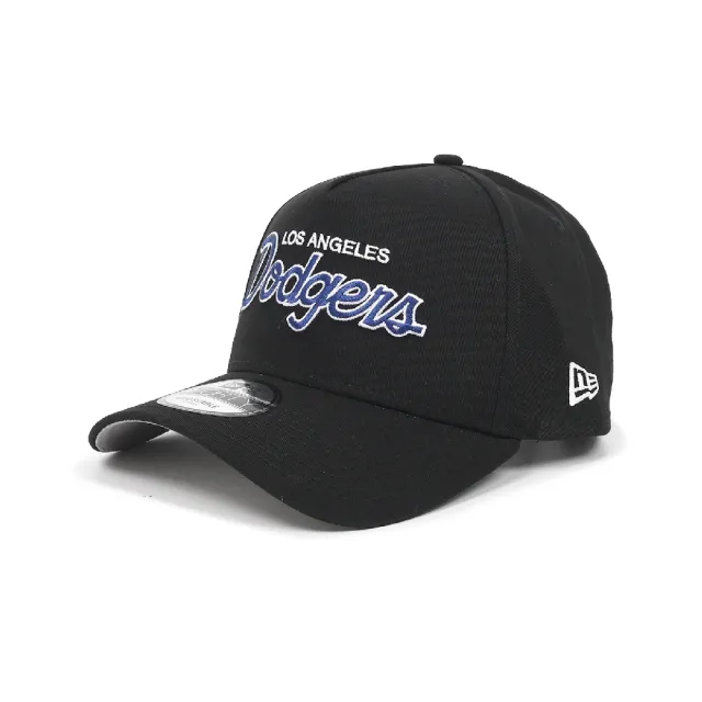 【NEW ERA】棒球帽 AF Script MLB 黑藍 940帽型 可調式帽圍 洛杉磯道奇 LAD 帽子 老帽(NE60350764)