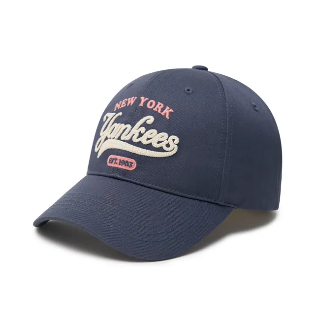 【MLB】可調式軟頂棒球帽 Varsity系列 紐約洋基隊(3ACPVL24N-50GRD)