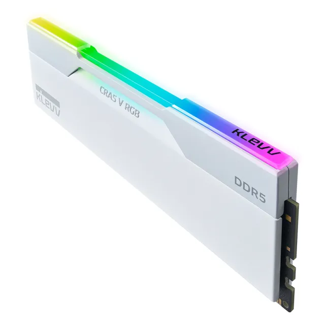 【KLEVV 科賦】CRAS V DDR5 6000MHz 16GBx2 桌上型記憶體 白
