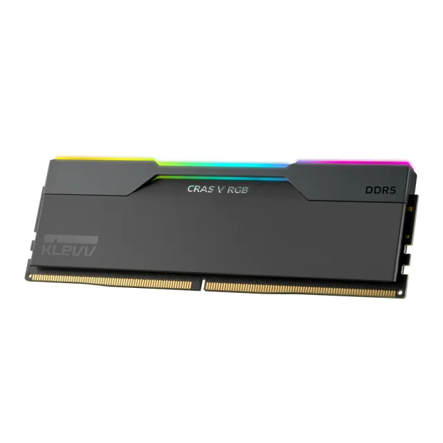 【KLEVV 科賦】CRAS V DDR5/6400MHz 32GBx2 PC用 黑(KD5BGUA80-64A320G)