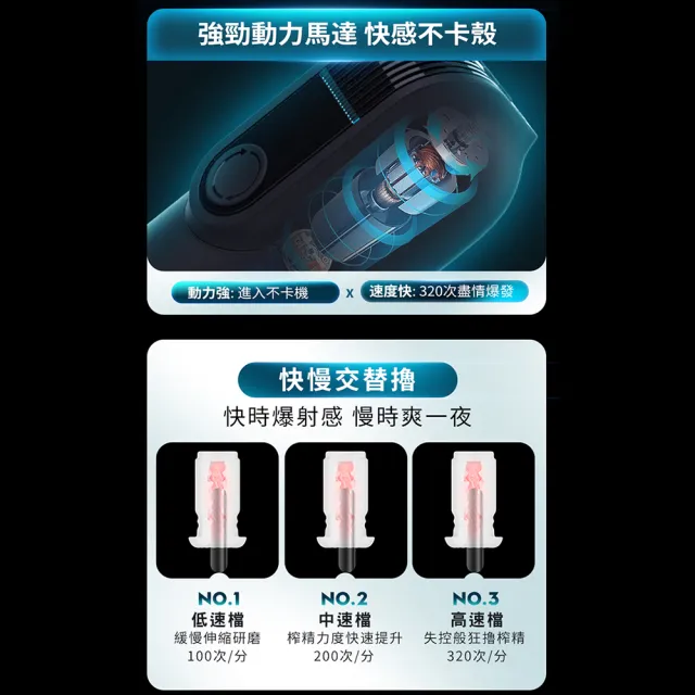 【LETEN】九浪黑洞｜聲吟爆吸 電動飛機杯-標準版(飛機杯 情趣用品 情趣)