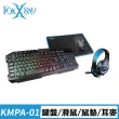 【FOXXRAY 狐鐳】KMPA-01 電競組合包(鍵盤/滑鼠/耳機/滑鼠墊)
