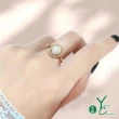 【YC 寶石】天然和闐羊脂白玉幽雅戒指_925銀台(H21)