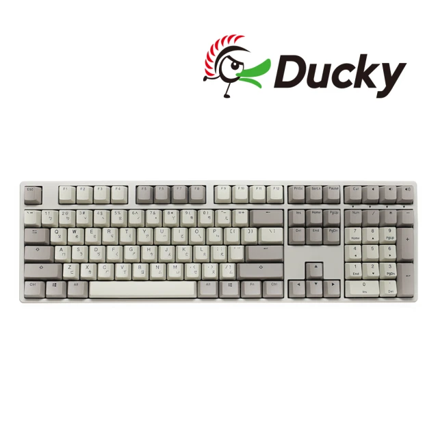 DuckyDucky Origin 100%機械式鍵盤 復古色 中文(靜音紅軸)