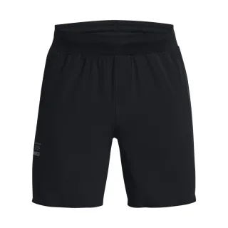 【UNDER ARMOUR】UA 男 巨石強森 Project Rock Unstoppable 運動短褲_1380544-001(黑色)