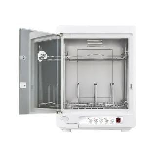 【nac nac 品牌授權】紫外線消毒烘乾機 UA0015(買就送防脹氣玻璃寬口奶瓶)