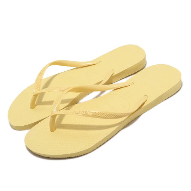 havaianas 哈瓦仕havaianas 哈瓦仕 拖鞋 Slim 女鞋 黃 休閒 基本款 夾腳拖 人字拖(40000307598W)