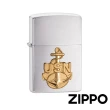 【Zippo】海軍系列-錨金徽章防風打火機(美國防風打火機)