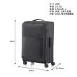【Samsonite 新秀麗】29吋 73H 前開式/上掀式可擴充輕量布面軟殼防盜拉鍊行李箱/布箱/旅行箱(多色可選)