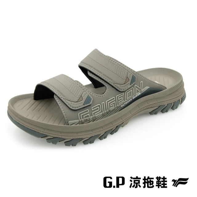 G.PG.P 男款綠藻科技舒適雙帶拖鞋G9382M-橄欖綠色(SIZE:40-44共二色)