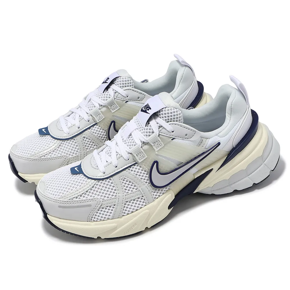 【NIKE 耐吉】休閒鞋 Wmns V2K Run 女鞋 復古 網布 白 藍 Y2K(FD0736-102)