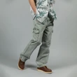 【Dickies】男款水洗森林綠純棉帆布多口袋設計工裝長褲｜DK012924H66