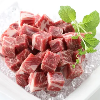 【美味邸家】美國安格斯PRIME霜降骰子牛200克x12包